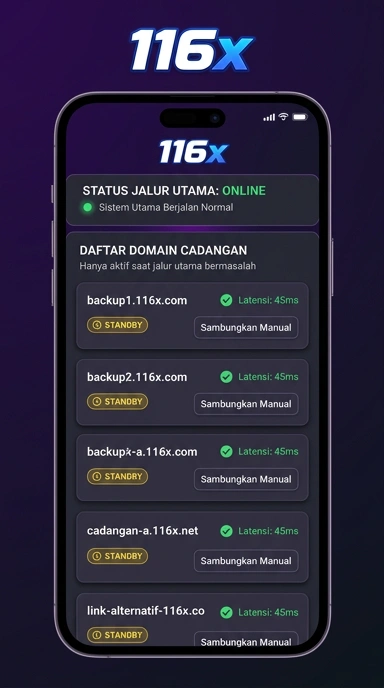 Halaman Link Alternatif 116x untuk Android Indonesia