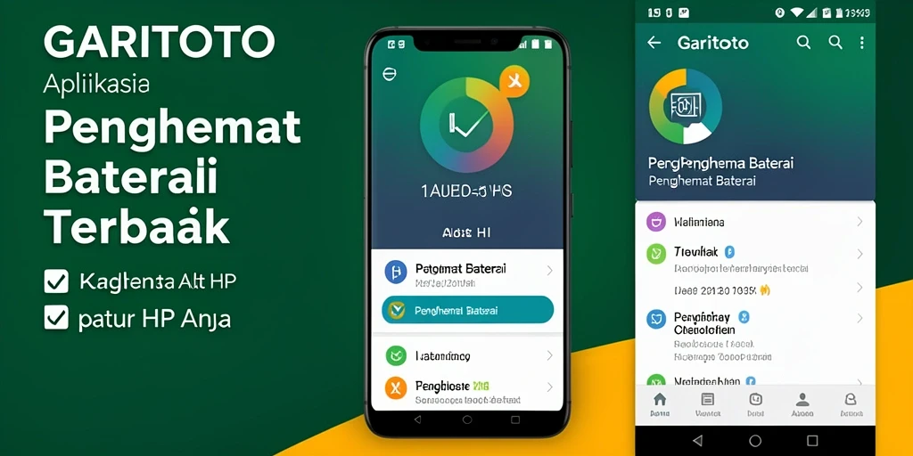 Tampilan antarmuka GARITOTO yang ramah pengguna untuk penghematan baterai.