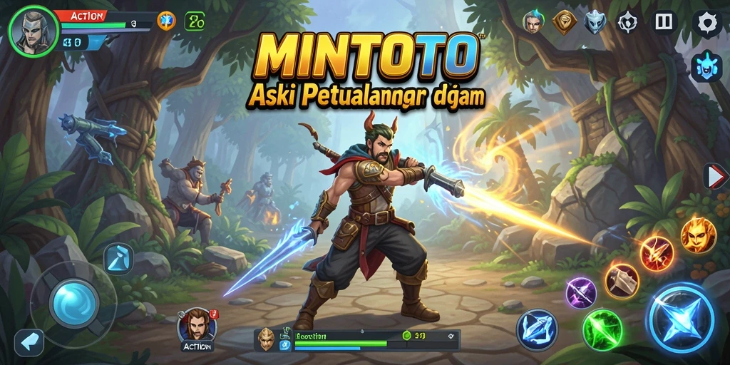 Tampilan antarmuka MINTOTO yang menarik dan dinamis.