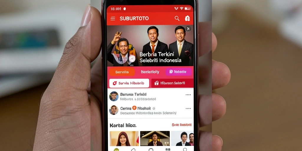 Tampilan antarmuka aplikasi SUBURTOTO yang modern dan informatif.