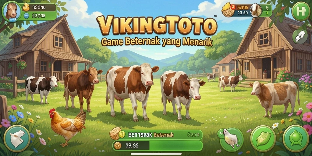 Tampilan antarmuka permainan VIKINGTOTO yang menarik dan penuh warna.